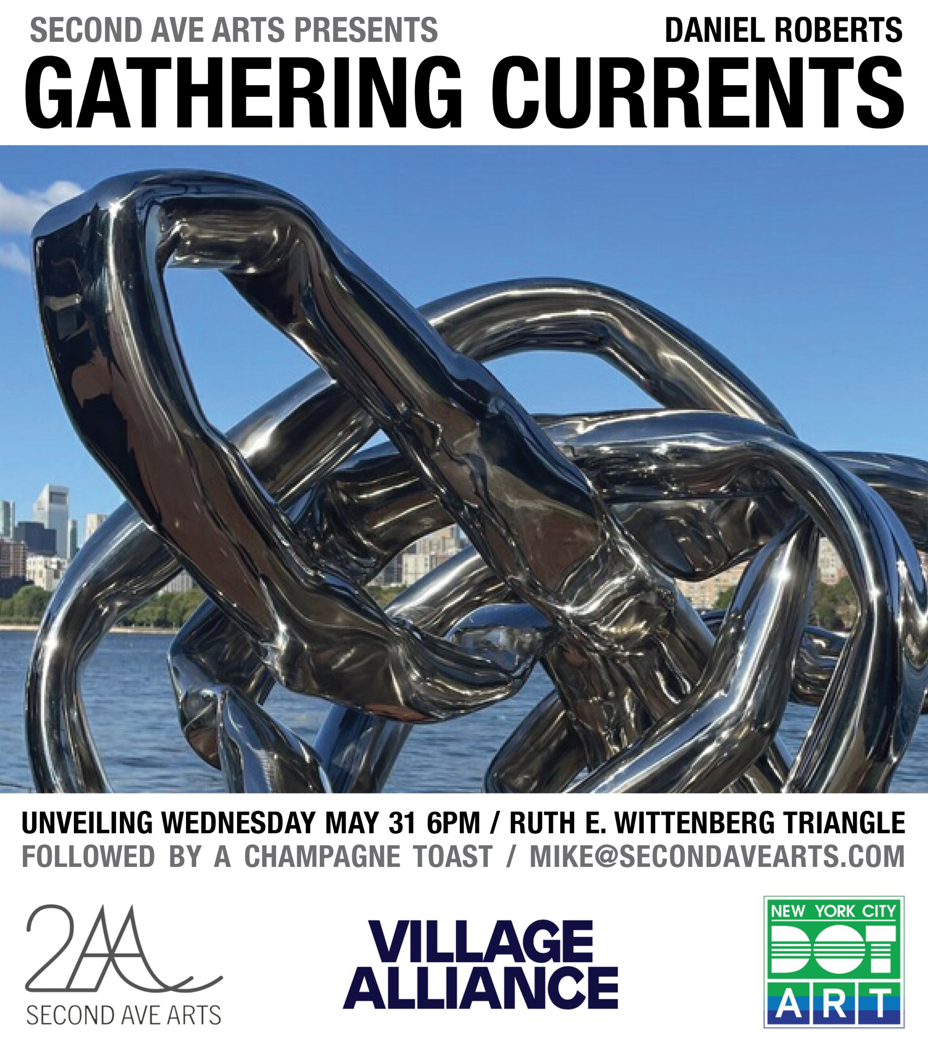 Second Ave Arts presents Daniel Roberts Gathering Currents